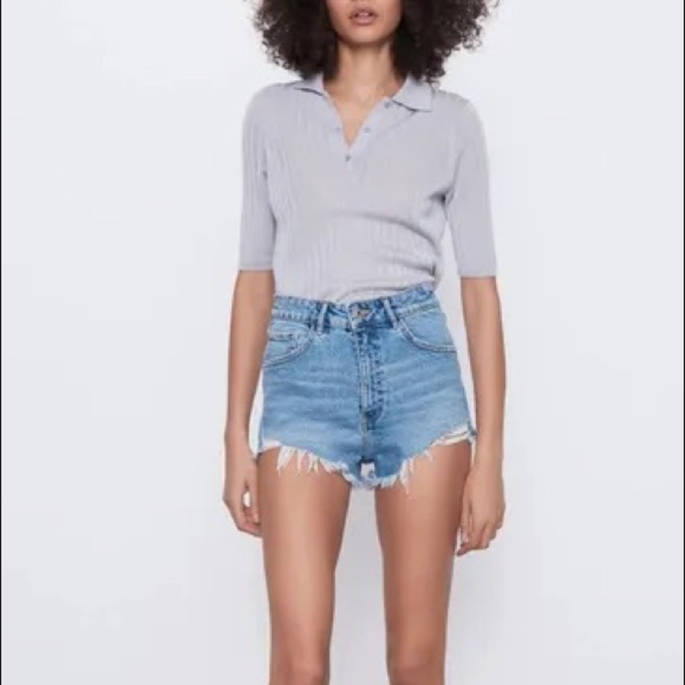 Zara Blue Jean Shorts